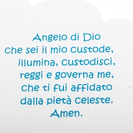 Nuvoletta con Preghiera Angelo di Dio