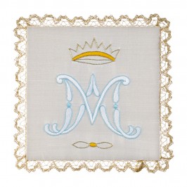 Copricalice con Ricamo Mariano