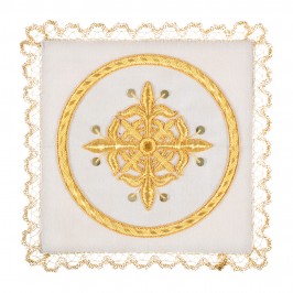 Palla Copri Calice con Croce Ricamata