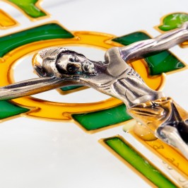 Quadretto in Vetro con Cristo