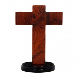 Croce Legno con Base