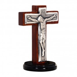 Croce Legno con Base