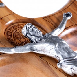 Crocifisso San Benedetto in Legno d'Ulivo