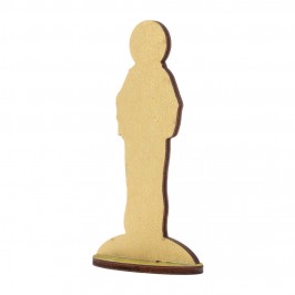 Statuetta Legno Sacro Cuore di Gesù