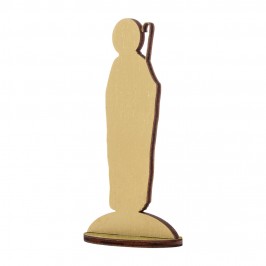 Statuetta Gesù Buon Pastore in Legno