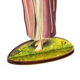 Statuetta Gesù Buon Pastore in Legno