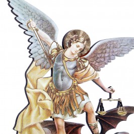 Statua San Michele Arcangelo con Biografia