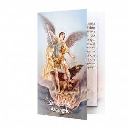 Statua San Michele Arcangelo con Biografia