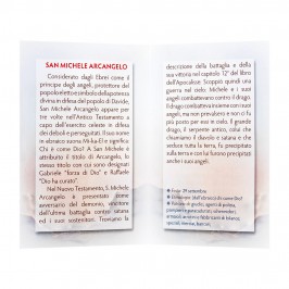 Statua San Michele Arcangelo con Biografia