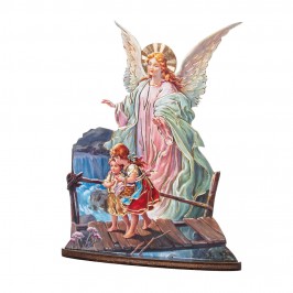 Statuetta Angelo Custode con Base