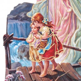 Statuetta Angelo Custode con Base