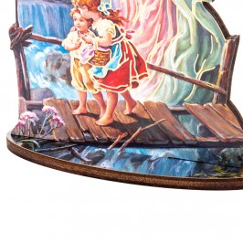 Statuetta Angelo Custode con Base