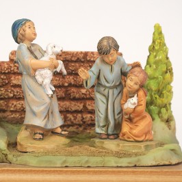 Gesù con Bambini Fontanini 12 cm