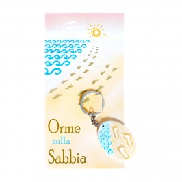 Portachiave Orme sulla Sabbia