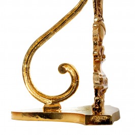 Reliquiario Bronzo Dorato H 32 CM