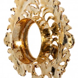 Reliquiario in Bronzo Dorato H 26 CM