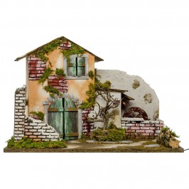 Casolare con Luci e Mulino ad Acqua