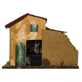 Casolare con Mulino per il Presepe