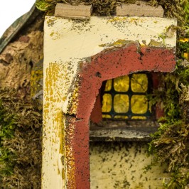 Grotta per il Presepe con 10 Luci Batteria