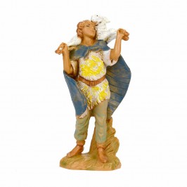 Pastore Ragazzo con Agnello Fontanini cm 9,5