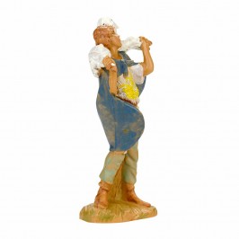 Pastore Ragazzo con Agnello Fontanini cm 9,5