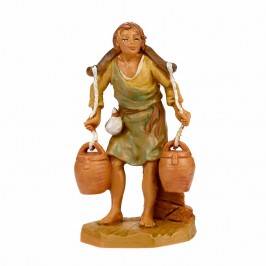 Pastorello con Secchi d'Acqua Fontanini cm 9,5