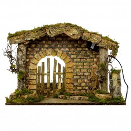 Capanna del Presepe con Luce
