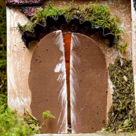 Capanna per Presepe in Legno e Sughero