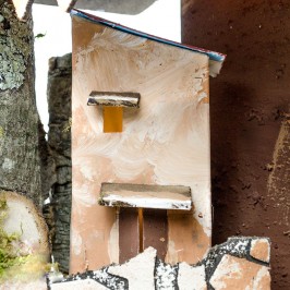 Capanna per Presepe in Legno e Sughero