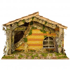 Capanna Presepe con Luce