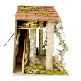 Capanna Presepe con Luce