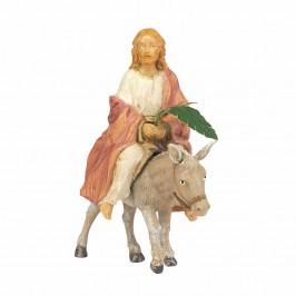 Gesù su Asinello Fontanini 12 cm
