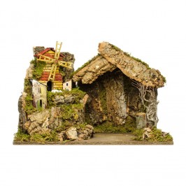 Capanna con Mulino a Vento