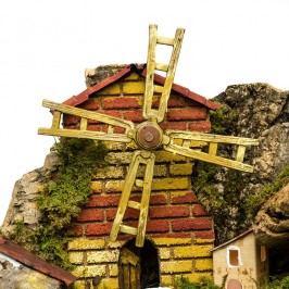 Capanna con Mulino a Vento