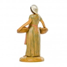 Pastorella con Cesti Fontanini 12 cm