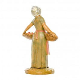 Pastorella con Cesti Fontanini 12 cm
