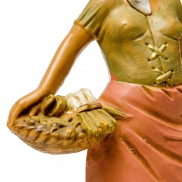 Pastorella con Cesti Fontanini 12 cm