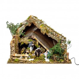 Capanna con Natività in Movimento