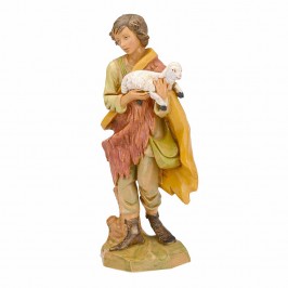 Pastore con Agnello Fontanini cm 17