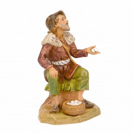 Pastore Seduto Fontanini cm 17