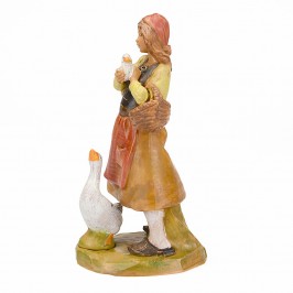 Pastorella con Anatre...