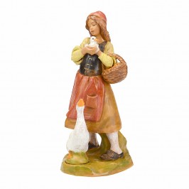 Pastorella con Anatre...