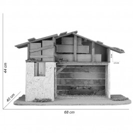 Capanna per Natività 19 cm