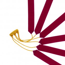 Segnacolo per Lezionario con 6 Nastri Rossi