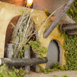 Capanna per Natività con Luce