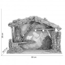 Capanna con Fieno per 19 cm