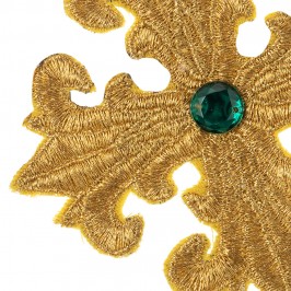 Croce Ricamata con Pietra