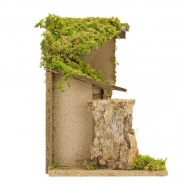 Capanna Semplice per Natività 12 cm