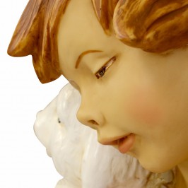 Angelo con Agnello Fontanini cm 125