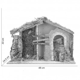 Capanna con Scalinata per 17 cm